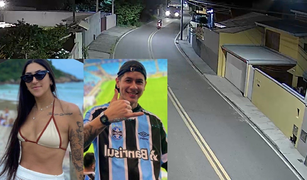 Casal em moto morre após invadir contramão e colidir contra ônibus em Florianópolis; VÍDEO