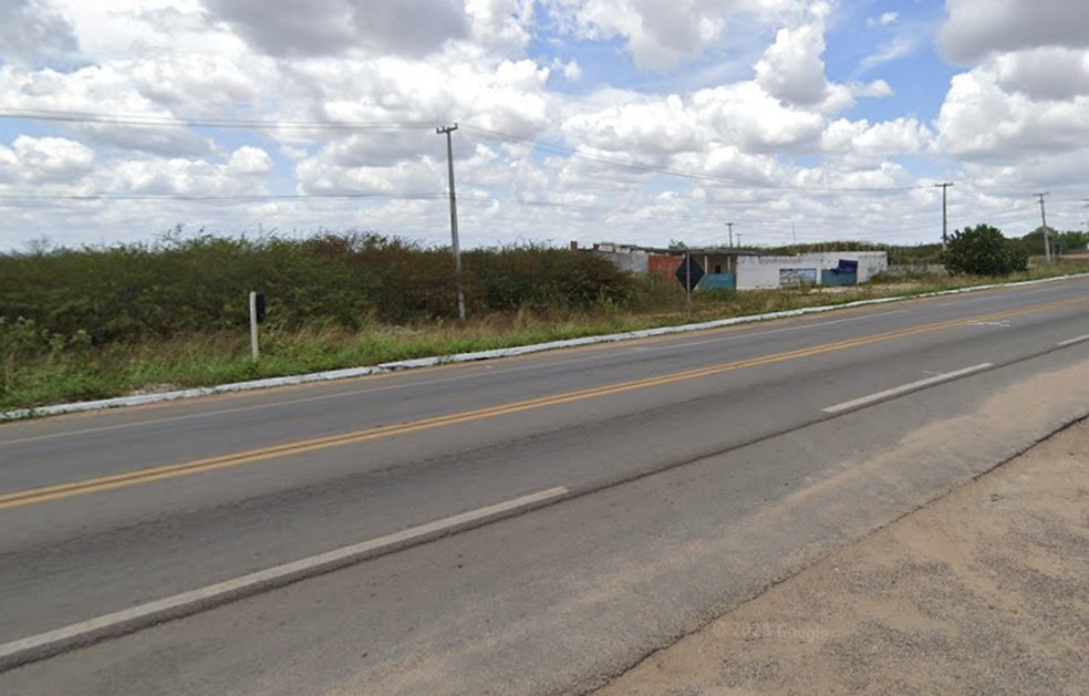 Crime aconteceu na BR-406, no cruzamento com a RN-120 — Foto: Google Street View