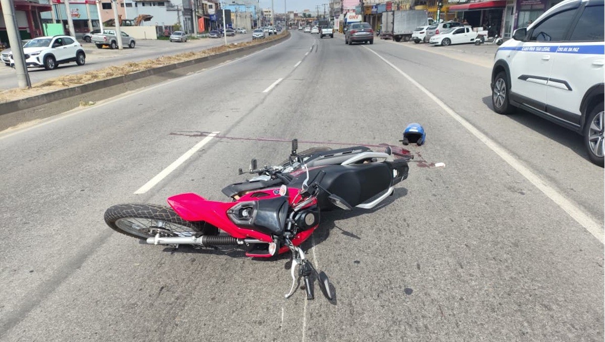 Passageira morre em acidente de moto na RJ-140, em São Pedro da Aldeia