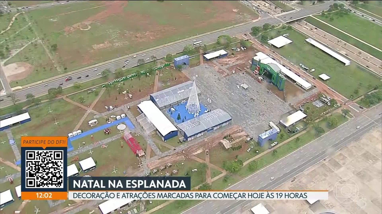 Governo do DF adia abertura do Nosso Natal na Esplanada e cita 'chuvas' e 'atenção à segurança'