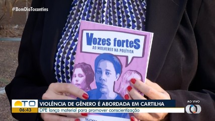 Defensoria lança cartilha sobre violência de gênero para promover conscientização