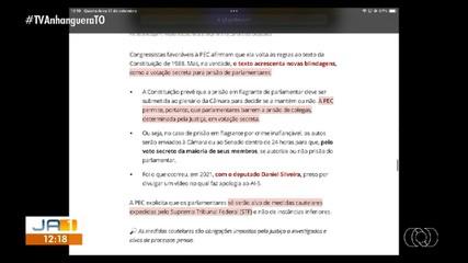 Veja quais deputados tocantinenses votaram a favor da PEC da Blindagem