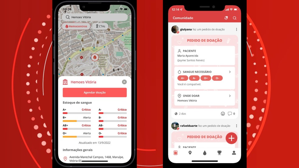 Etec desenvolve app Doe-se para estimular a doação de sangue