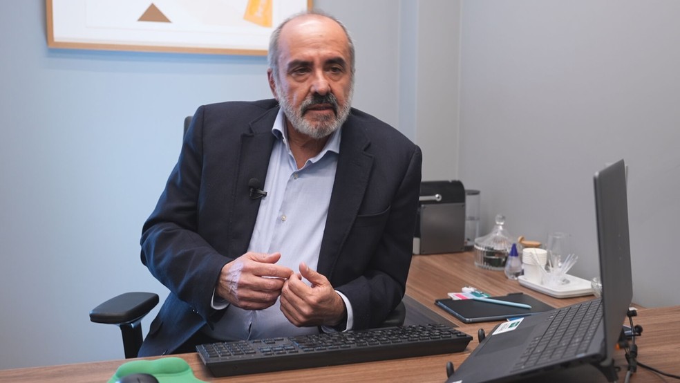 Carlos Alberto Caniello, diretor do Hospital Unimed Sorocaba – Miguel Soeiro — Foto: Reprodução/TV TEM