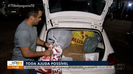 Várias instituições de Palmas fazem campanhas de doação para vítimas de enchentes no RS