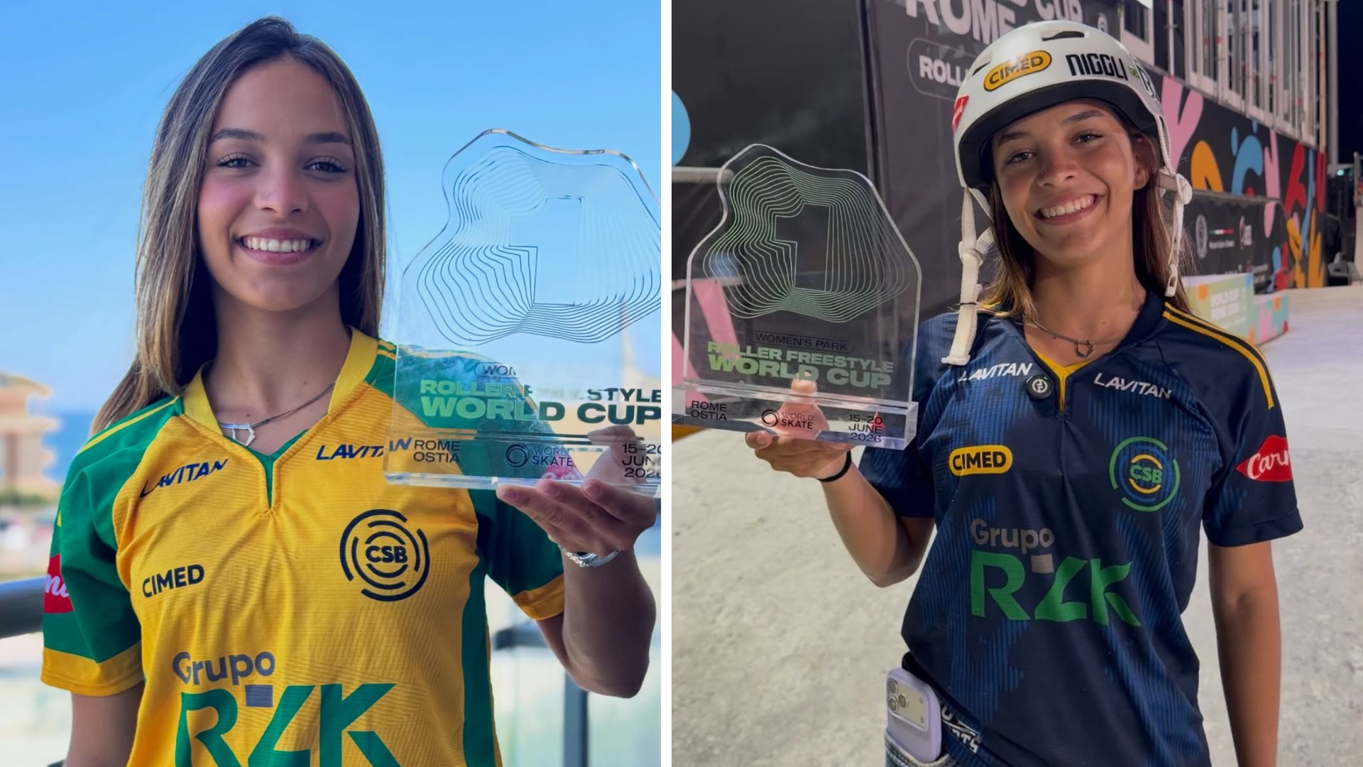 Atleta de 16 anos de Sorocaba conquista tetracampeonato mundial de patinação na Itália