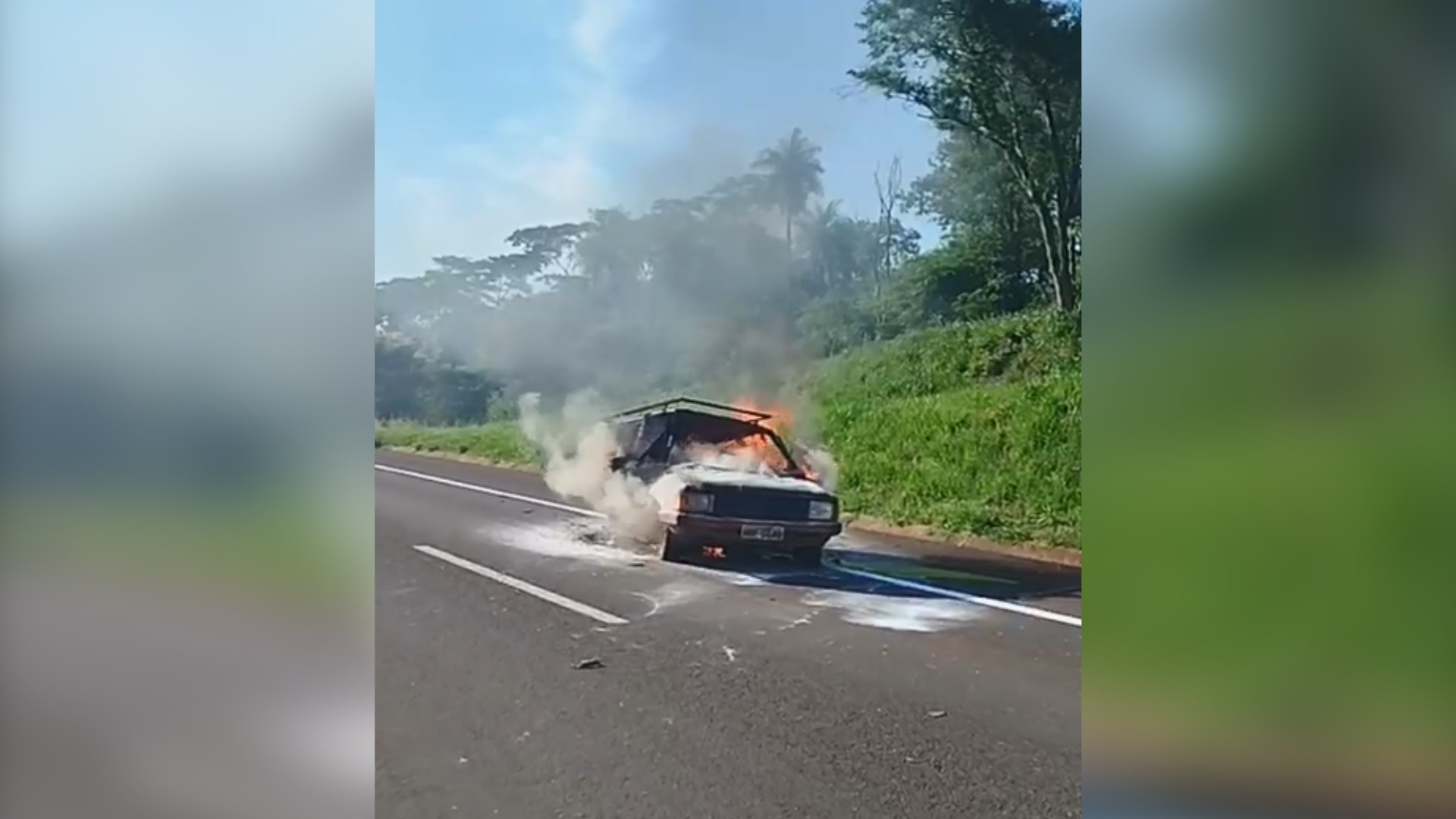 Motorista que morreu carbonizado é pai de adolescentes socorridos com ferimentos graves após acidente, diz polícia