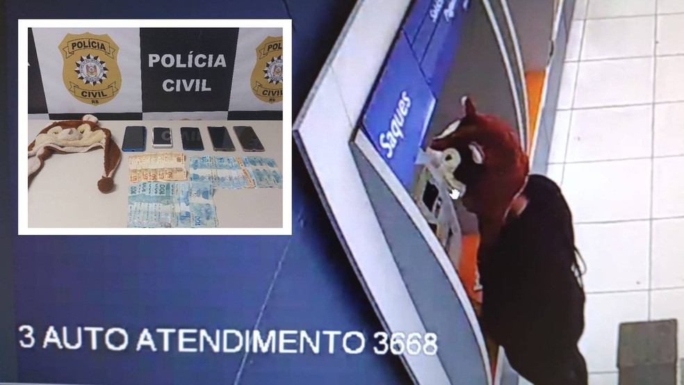 Adolescente e madrasta do Rio Grande do Sul foram detidas por sacar ilegalmente benefício social de mulher no Ceará — Foto: Divulgação/PCCE