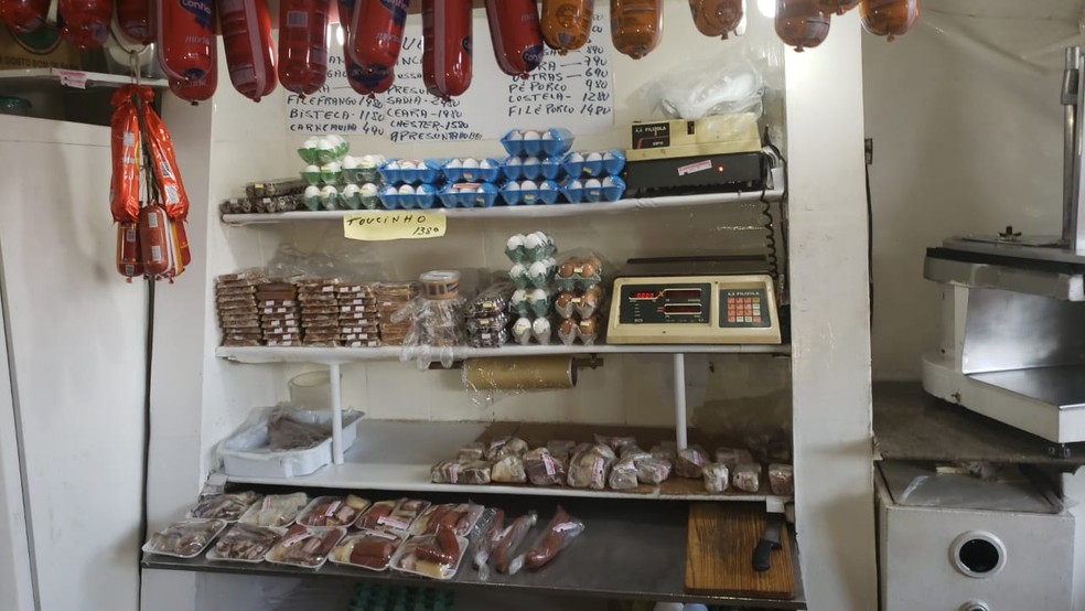 Mercadinho do idoso fica no centro de Serrinha, a 173 km de Salvador — Foto: Junior Mascarenhas/Arquivo Pessoal