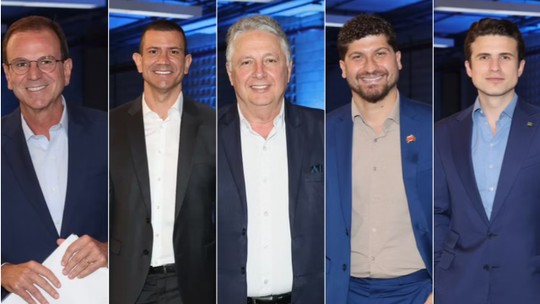 DAQUI A POUCO: candidatos ao governo do RJ participam de debate na Globo