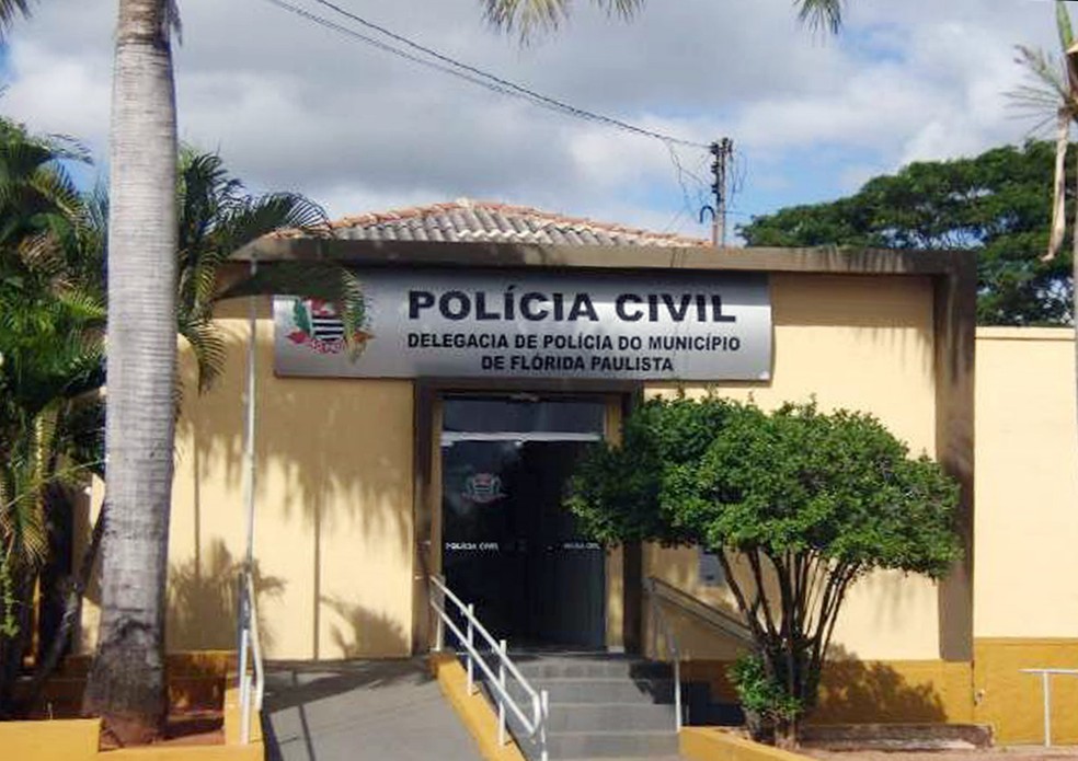 Delegacia de Polícia Civil, em Flórida Paulista (SP) — Foto: Polícia Civil