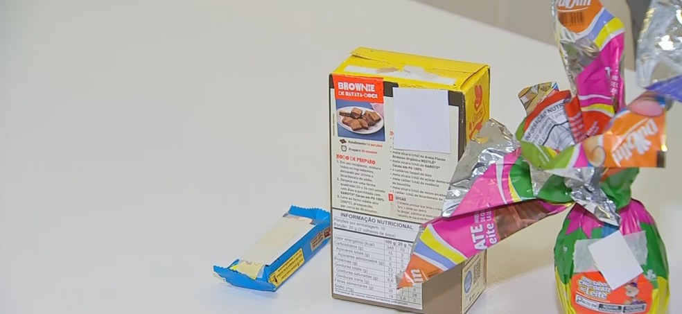 Chocolate, composto ou sabor chocolate: saiba identificar no rótulo — Foto: TV TEM