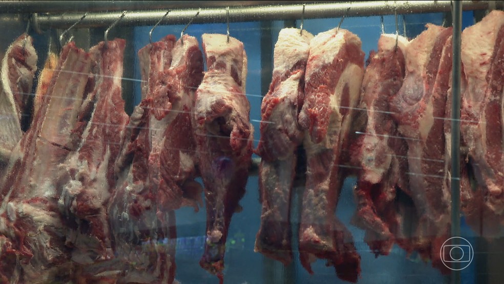 Aumento nas exportações faz o preço da carne subir nos supermercados do Brasil — Foto: Reprodução/TV Globo