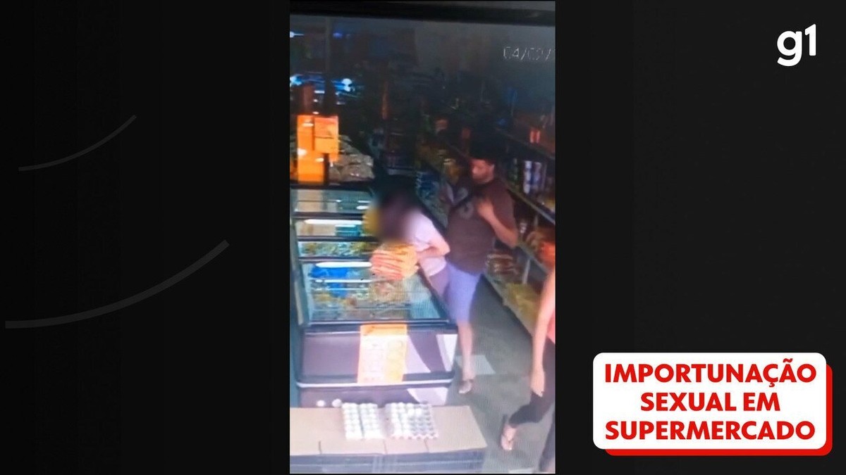 Mulher é vítima de importunação sexual dentro de supermercado