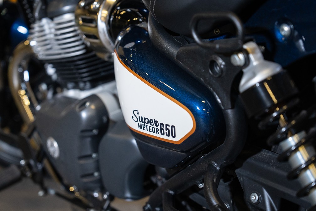 Royal Enfield Super Meteor 650 — Foto: g1 | Fábio Tito