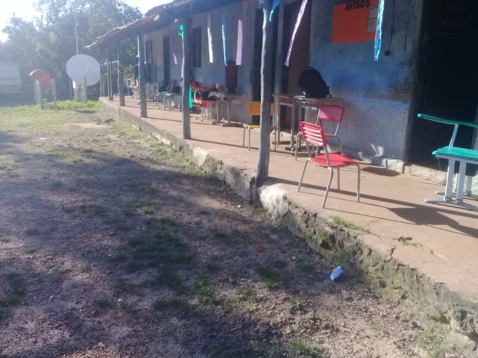 Estrutura da esocla antiga — Foto: Coeq/Divulgação