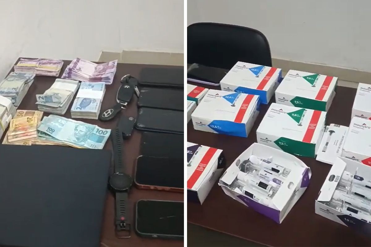 Grupo é detido suspeito de roubo a farmácia e Guarda recupera canetas emagrecedoras avaliadas em R$ 30 mil