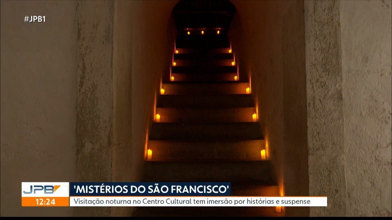 Centro Cultural São Francisco abre para visitação noturna com histórias de suspense e mistério, em João Pessoa