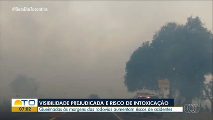 Queimadas nas rodovias podem prejudicar visibilidade e aumentar riscos de acidentes