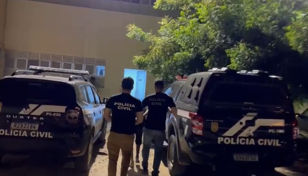 Homem é preso suspeito de agredir a companheira grávida no interior do RN — Foto: Polícia Civil/Divulgação