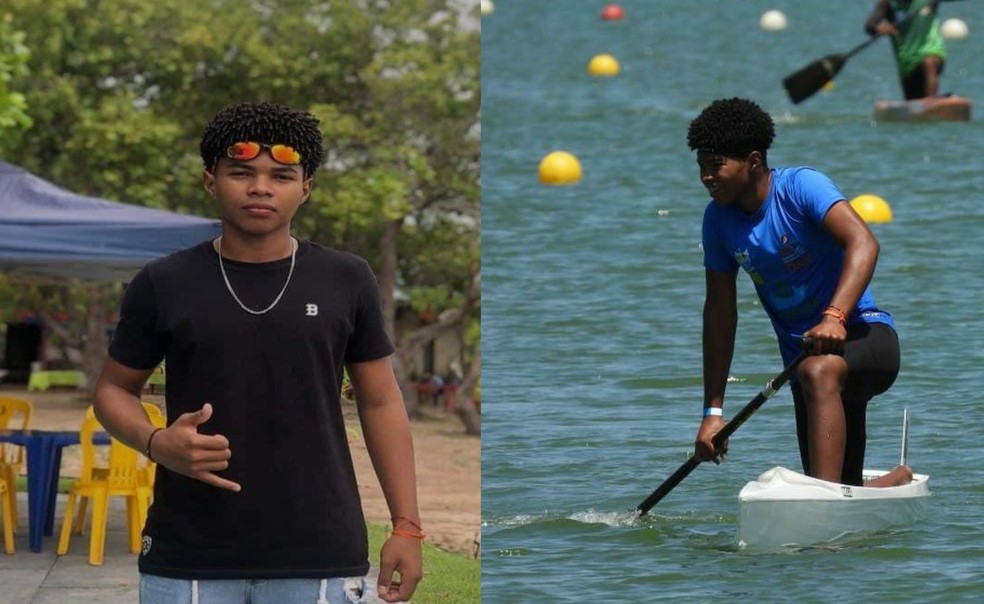 Adolescente de 15 anos desaparece em barragem durante treino de canoagem no Piauí — Foto: Reprodução