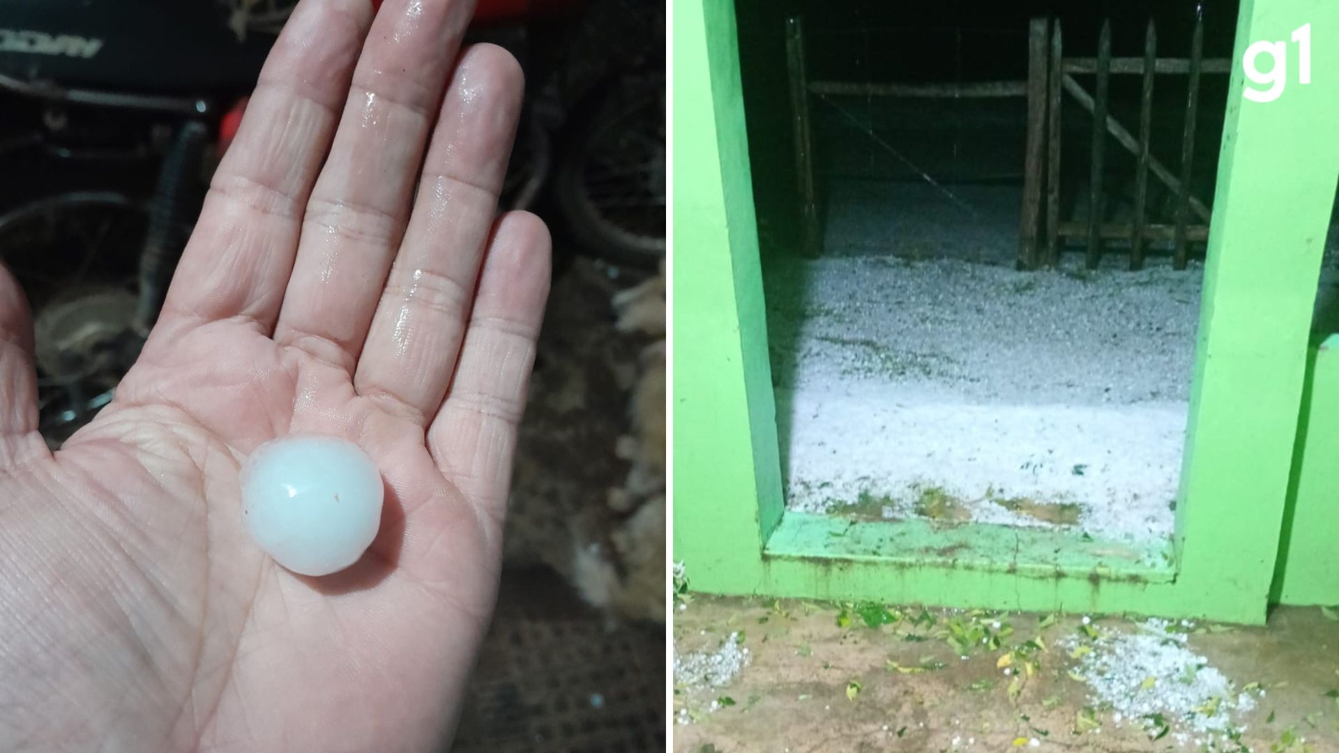 Depois de tempestade com gelo do tamanho de bolas de pingue-pongue, RS ainda tem risco de queda de granizo 