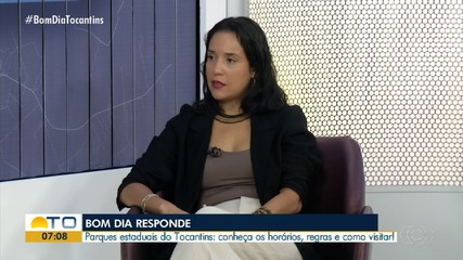 Saiba as regras sobre visitação em parques estaduais do Tocantins no Bom Dia Responde