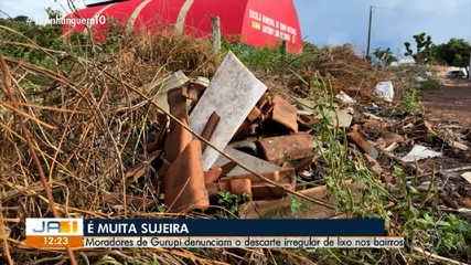 Moradores denunciam descarte irregular de lixo em bairros de Gurupi
