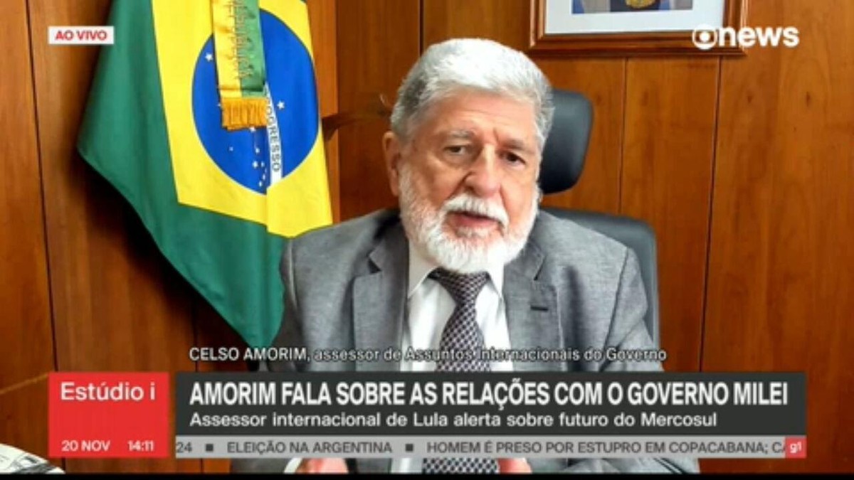 Lula não deve comparecer à posse de novo presidente da Argentina, diz Celso Amorim | Blog da Andréia Sadi