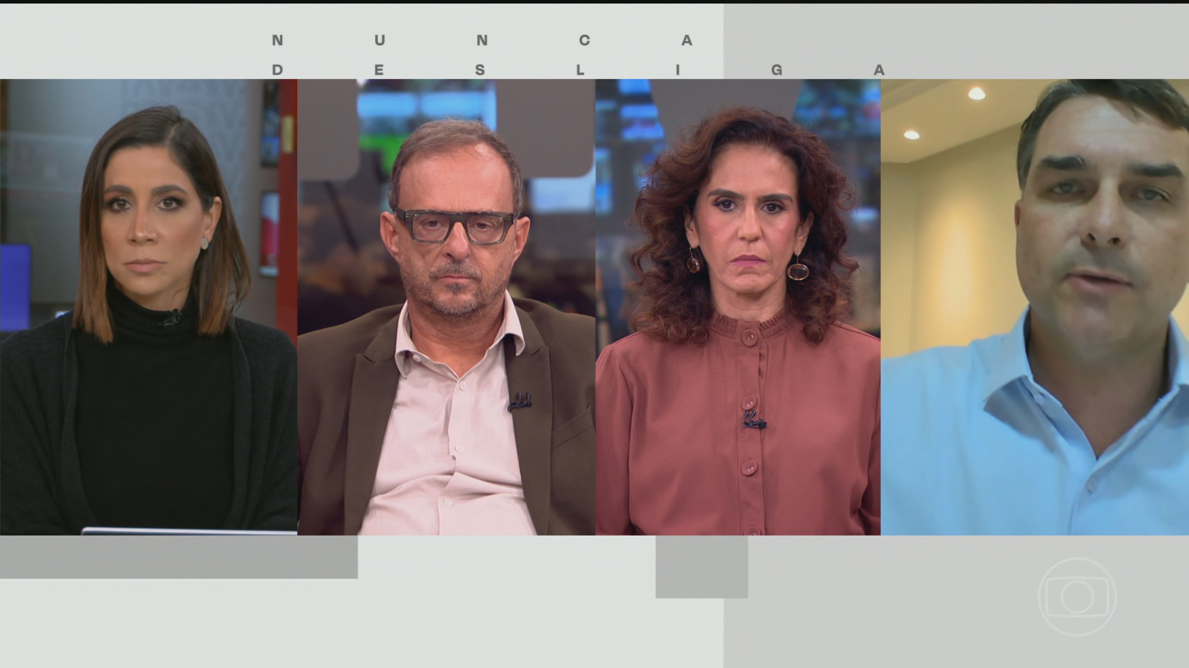 Flávio Bolsonaro fala em contrato confidencial no filme sobre o pai e admite que fundo foi usado para receber dinheiro enviado por Daniel Vorcaro 