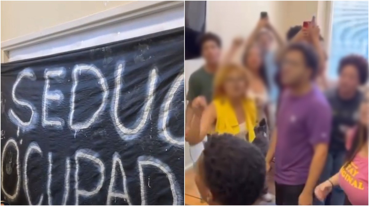 Estudantes ocupam prédio da Secretaria da Educação em SP e pedem melhores condições de ensino