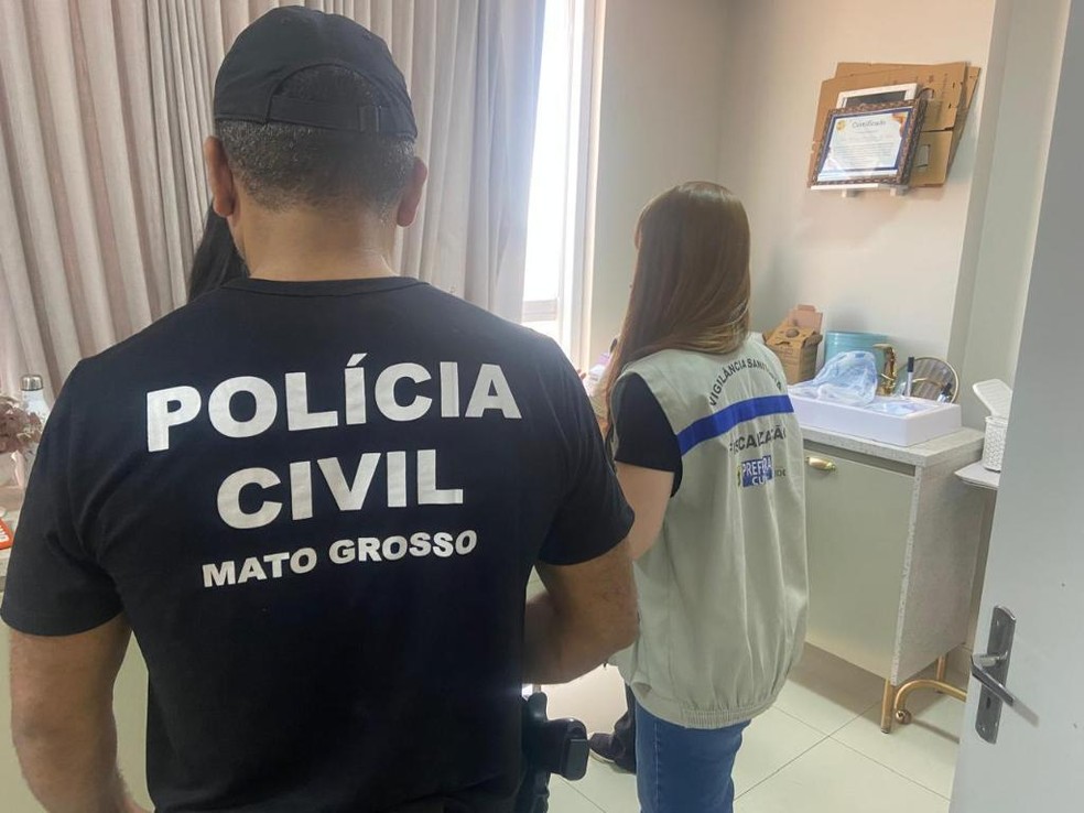 A operação foi cumprida pela Delegacia Especializada de Defesa do Consumidor — Foto: Polícia Civil de Mato Grosso