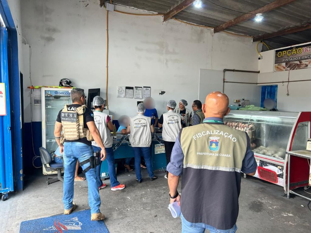 Mais de 2 toneladas de peixes irregulares são apreendidos em restaurante clandestino em Cuiabá