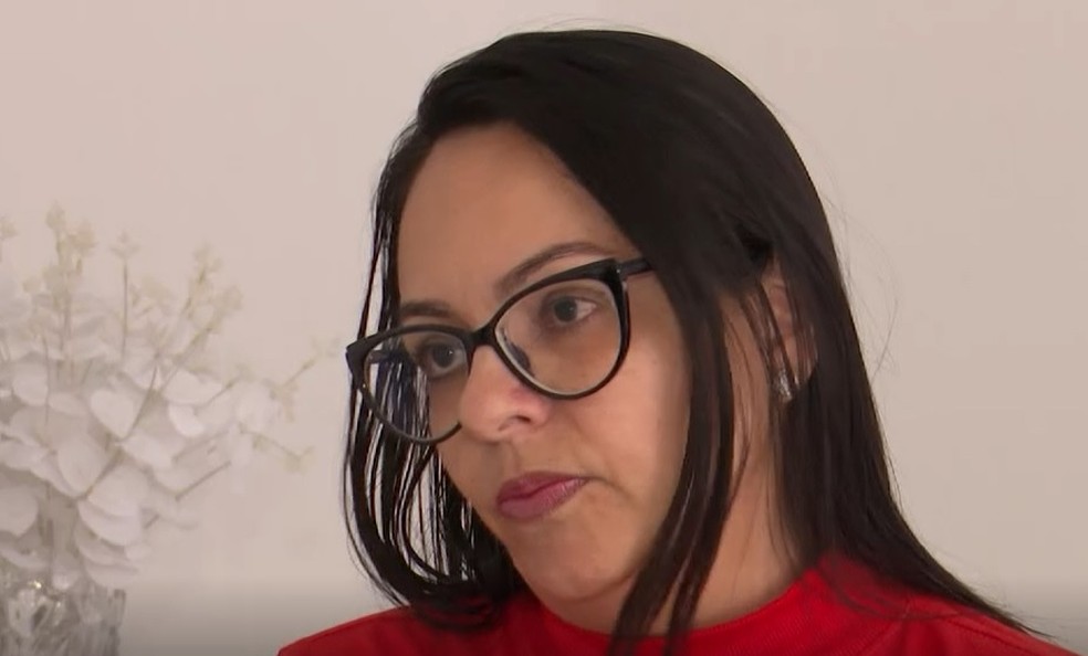 A paciente Errta Rianny recebeu um medicamento vencido para tratar a infeco  Foto: Reproduo/TV Paraba