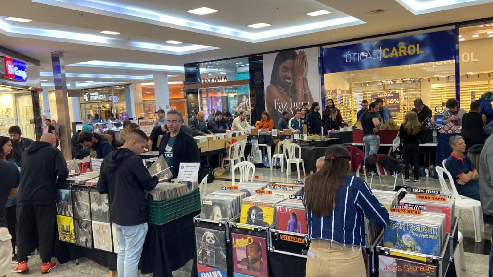 Feira de Discos é atração deste final de semana no Pátio Limeira Shopping
