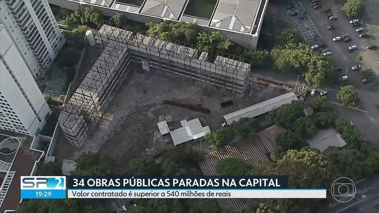 Obras públicas paradas em São Paulo somam mais de R$ 542 milhões em contratos