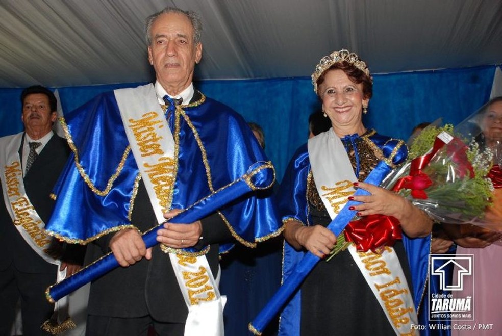 8 de 12
Tarum&atilde; abre a programa&ccedil;&atilde;o de 99 anos com o concurso Miss e Mister Melhor Idade &mdash; Foto: Willian Costa