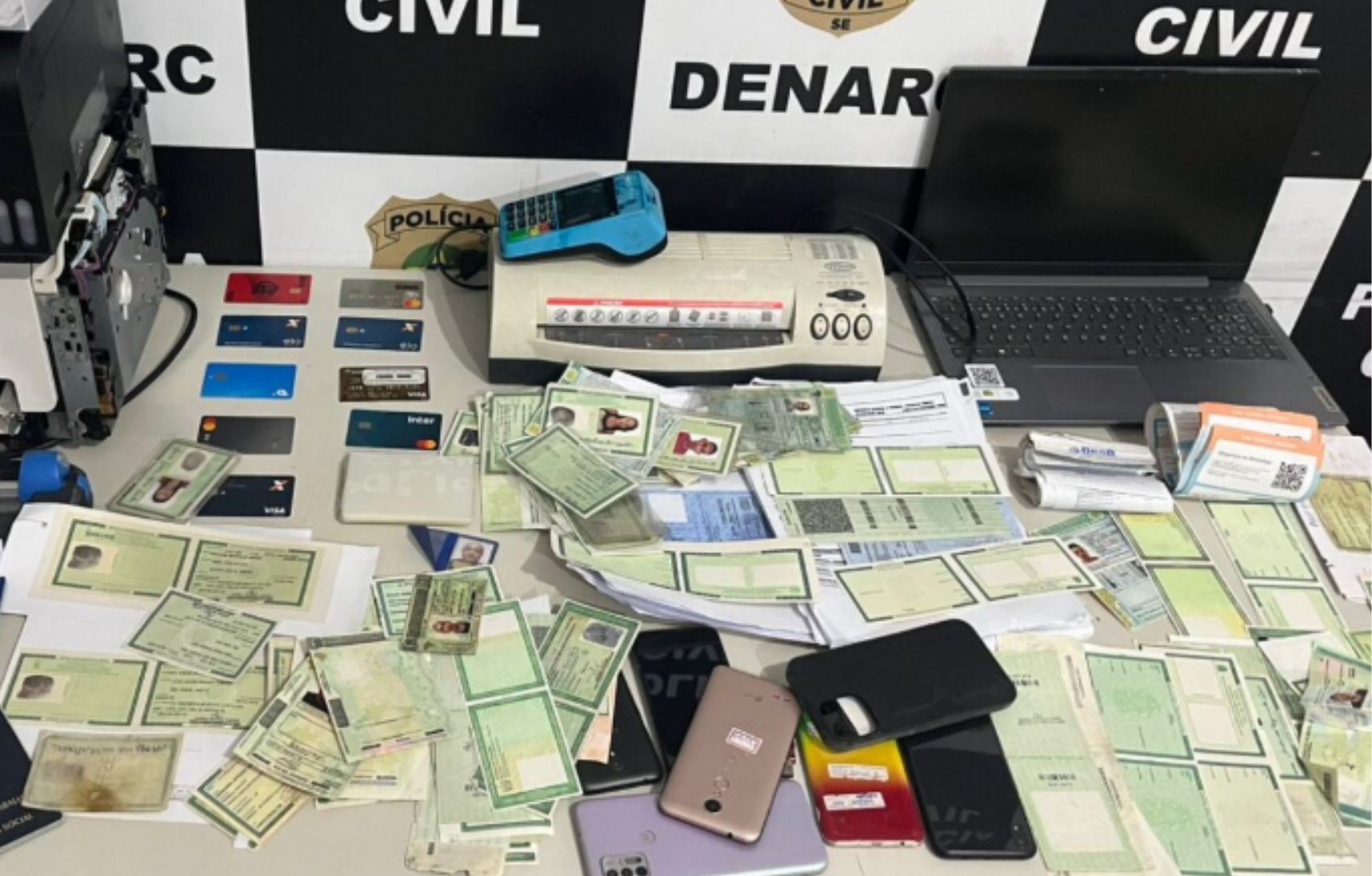 Suspeito é preso e mais de 150 cartões bancários são apreendidos em Itabaiana