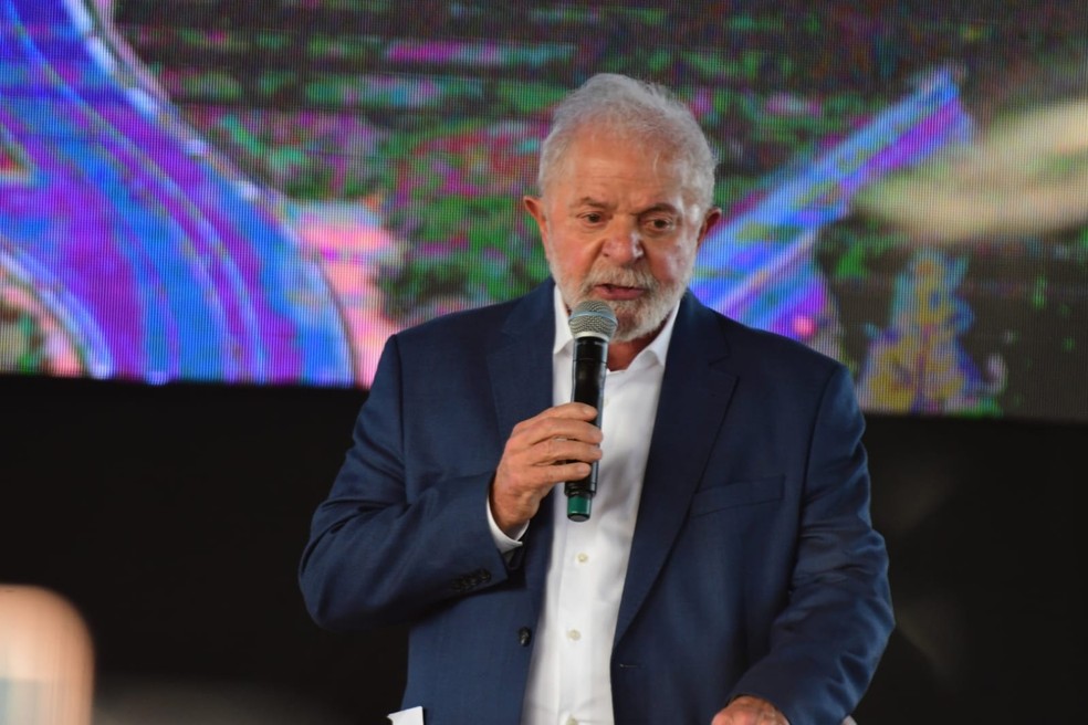 O presidente Lula em imagem de dezembro de 2023 — Foto: Fernando Madeira/Rede Gazeta