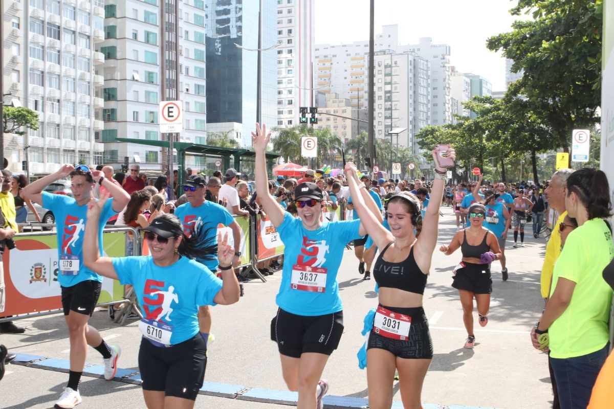 
5 km Tribuna movimenta a orla de Santos neste domingo; veja rotas alternativas