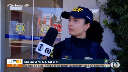 Saiba quais são os riscos do excesso de bagagem em motocicletas