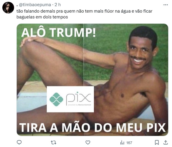 Vampetaço x Tarifaço: entenda trend brasileira que enche redes de Trump e apoiadores com fotos do jogador