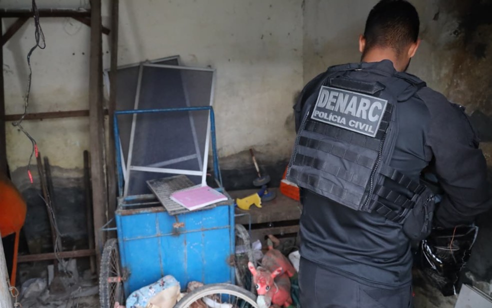 Operação tem como alvo uma organização criminosa envolvida com o tráfico de drogas e com atuação em Feira de Santana. — Foto: Ascom | PC-BA