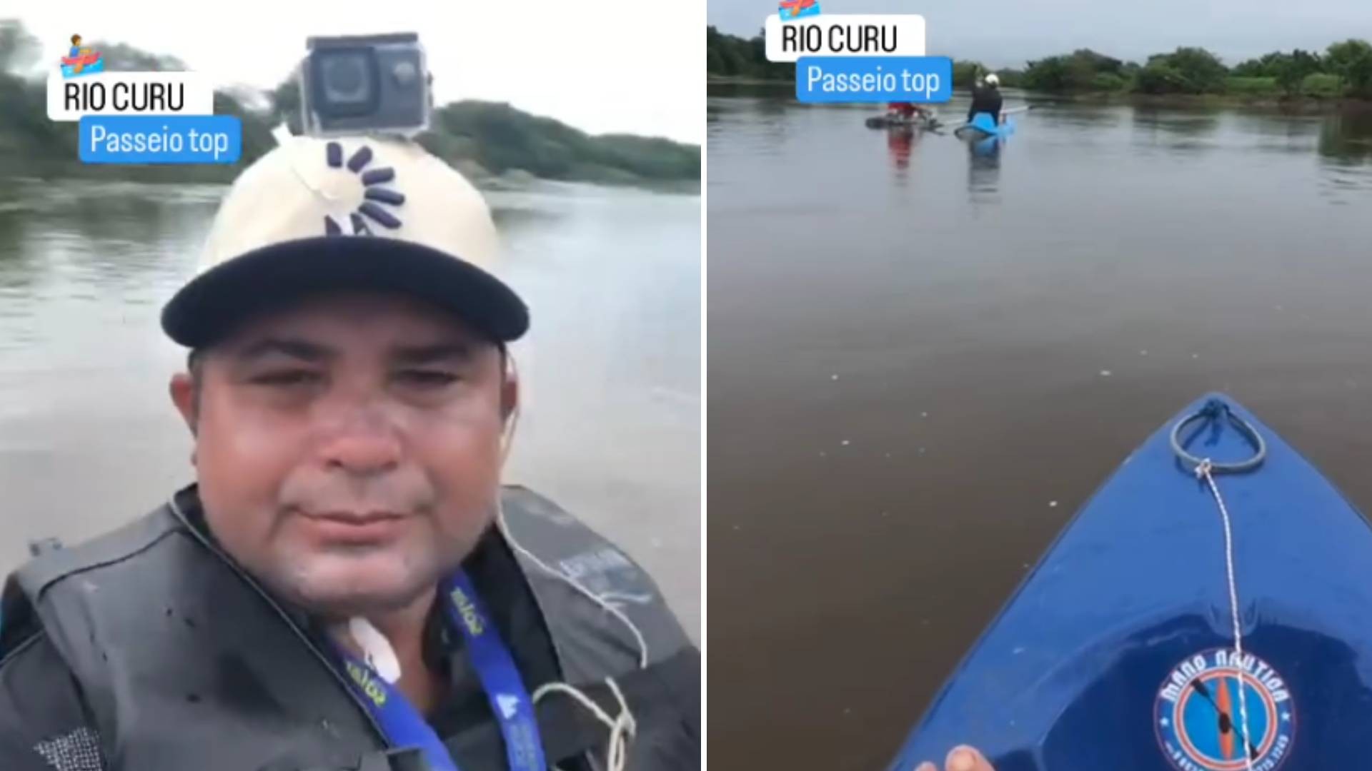 Vice-prefeito morre afogado durante passeio de caiaque em rio no CE após gravar vídeo anunciando o trajeto
