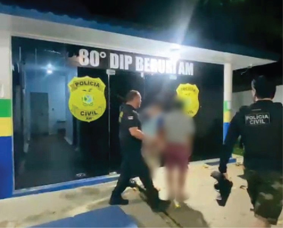 Dupla é presa suspeita de estupro coletivo contra criança indígena durante o Natal no interior do AM