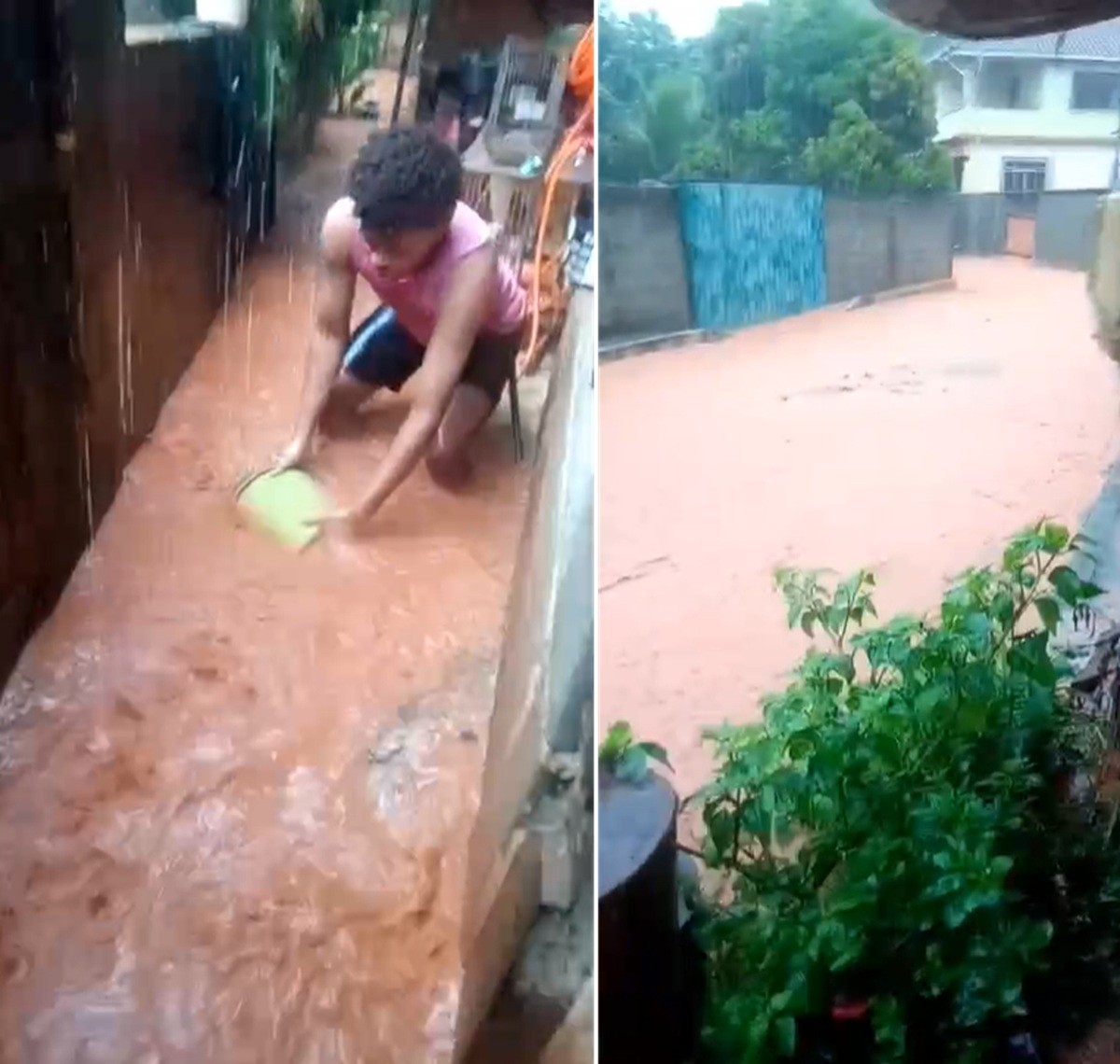 Chuvas voltam a isolar moradores após problemas em ponte de Cantagalo