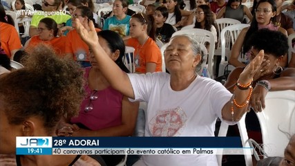 28º Adorai: 40 caravanas participam de evento católico em Palmas