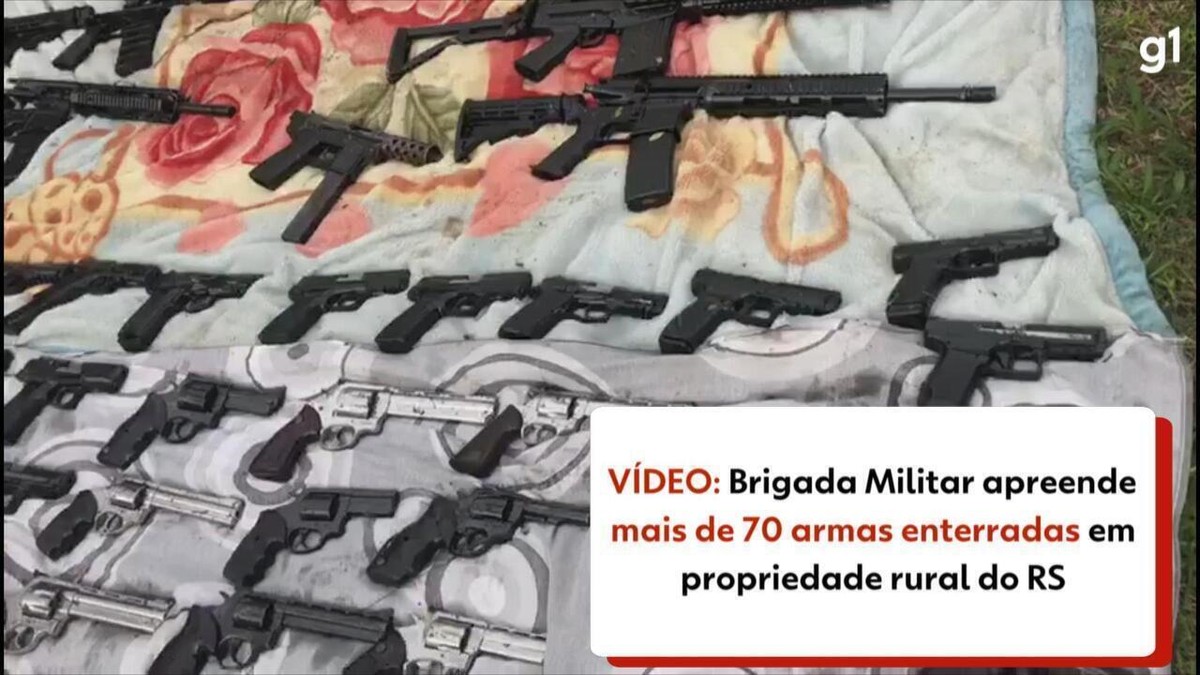 PM apreende armas de grosso calibre em Santo Antônio da Platina