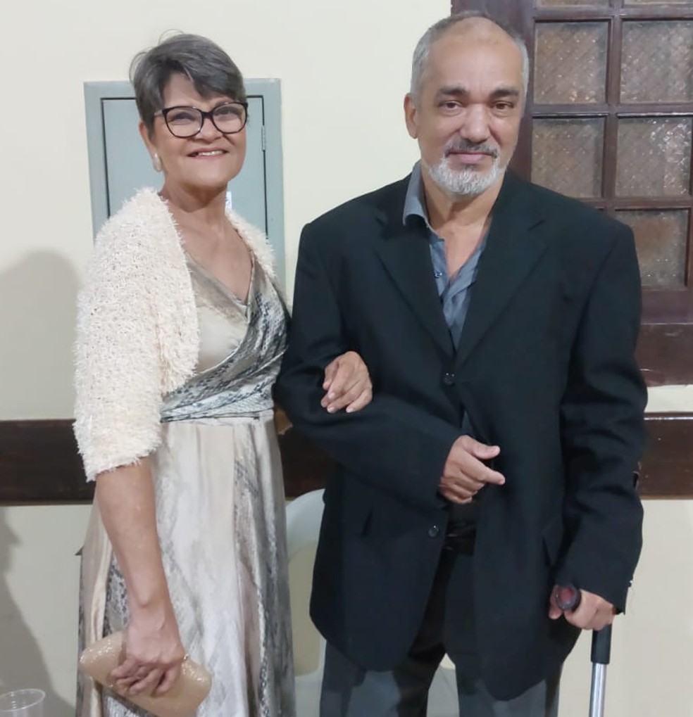 Maria Inês e Paulo atualmente. — Foto: Arquivo pessoal