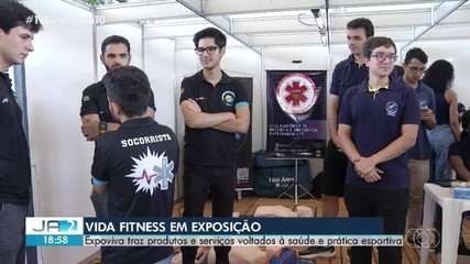 Universo fitness é tema de exposição na Praça dos Girassóis